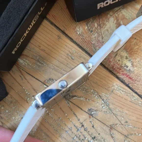 ROCKWELL men’s watch.  Like new.  White and silver - Picture 7 of 8